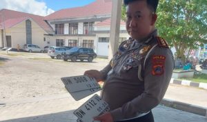 Pelat Warna Putih Khusus Roda Dua Resmi Diterapkan di Sulteng
