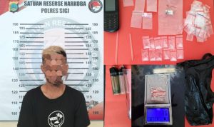 Kantongi 12 Paket Sabu, Polres Sigi Bekuk Warga Walatana, Dolo Selatan