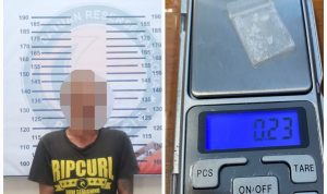 Simpan Sabu 0,23 gram. Warga Oloboju, Sigi Ditangkap Polisi