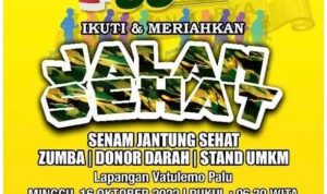 Meriahkan HUT ke 58, Partai Golkar Gelar Jalan Sehat, Berhadiah Sepeda Hingga Umroh