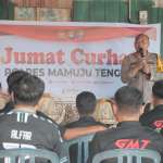 Polres Mamuju Tengah Gelar Jumat Curhat dengan Komunitas Grandmax Mamuju Team (GMT)