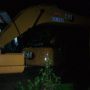 Sisa Excavator di Lokasi PETI  Sungai Bodi Sudah Diturunkan