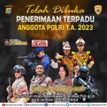 Polda Sulawesi Tengah Buka Penerimaan Terpadu Anggota Polri 2023