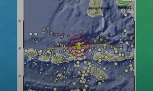 Gempa NTB Hari Ini Bermagnitudo 5.8 Terasa Sampai Makassar