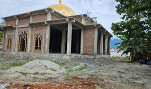 Penurunan Kontur Tanah Jadi Sebab Pondasi Masjid DPRD Sulteng Retak