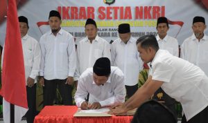 18 Simpatisan JI di Kabupaten Poso Ikrar Setia Pada NKRI
