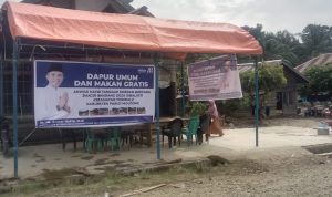 Tim Anwar Hafid Dirikan Dapur Umum di Lokasi Banjir Sibalago