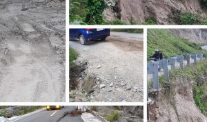 Jalan Poros Palu-Kulawi Rusak Parah