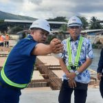 Anwar Hafid Tinjau Proyek Dermaga PELNI Teluk Lalong