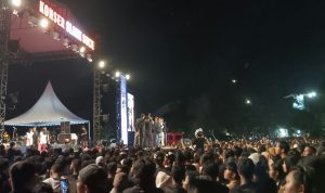 Konser Slank Sulteng Emas, Rusdy Mastura Ajak Masyarakat  Bangun Peradaban