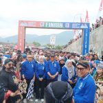 Meriah, Belasan Ribu Masyarakat Kota Palu Ikuti Jalan Sehat Bersama Barisan BERANI