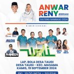Malam Ini Anwar – Reny Deklarasi di Masama, Banggai. Ada Wali Band