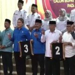 KPU Donggala Tetapkan Nomor Urut Paslon Bupati dan Wakil Bupati
