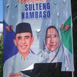 Relawan BERANI Sayangkan Banyak Baliho Anwar Hafid – Reny Lamadjido Dirusak Oknum tak Bertanggung Jawab