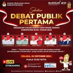 Besok, KPU Buol Gelar Debat Pertama Kandidat Cabup dan Cawabup 2024