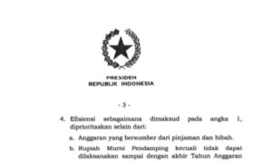 Inpres Nomor 1 2025, Efisiensi Anggaran, Belanja Publikasi dan Seminar Dibatasi