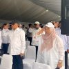 Anwar Hafid dan Reny Lamadjido Ikuti Gladi Resik Pelantikan di Monas
