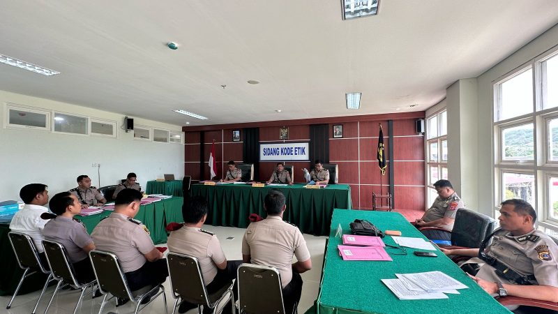 Tujuh Anggota Jatanras Polda Sulteng Dipecat