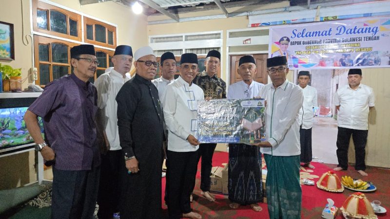Gubernur Anwar Hafid Apresiasi Donasi Al-Qur’an dari Babussalam Palu
