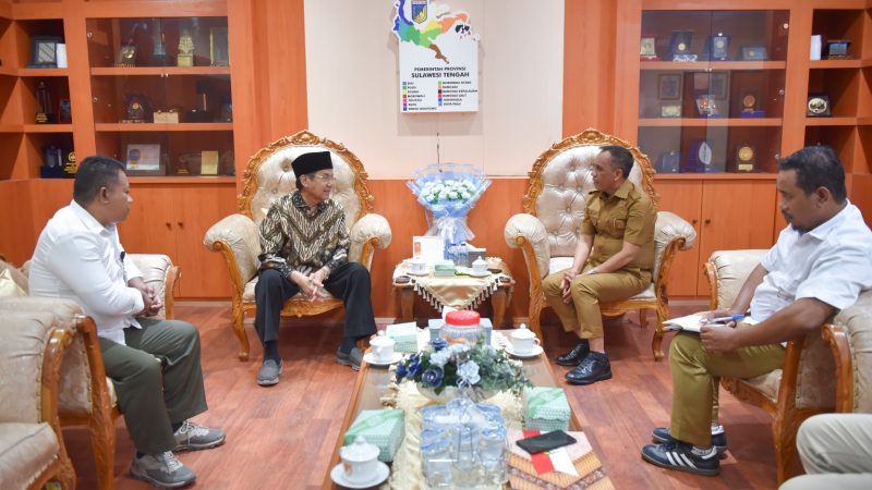 Gubernur Anwar Hafid dan Longki Djanggola Bahas Konflik Agraria hingga Rotasi Jabatan