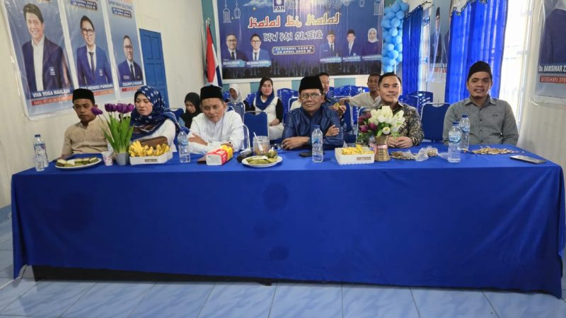 DPW PAN Sulteng Ikut Halal Bi Halal Serentak, Konsolidasi Awal Menuju 2029