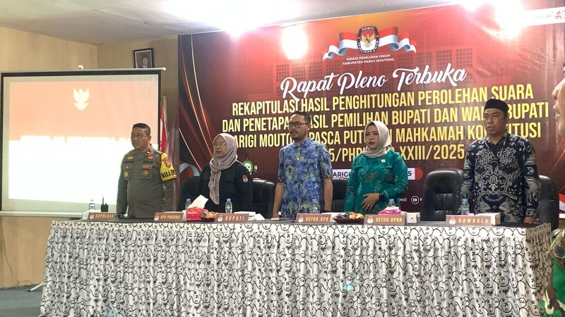 Erwin Burase – Abdul Sahid Menang Telak, Pilkada Parigi Moutong Resmi Berakhir