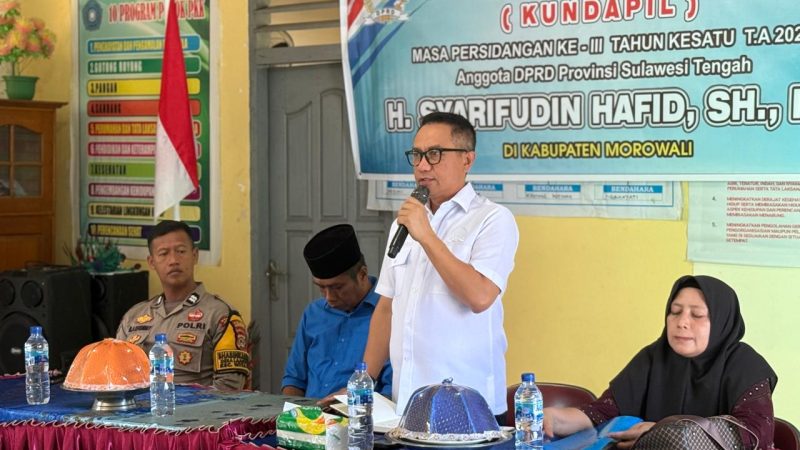 Syarifudin Hafid Serap Aspirasi Warga Morowali, Desak Perda Perlindungan Sungai Karaopa