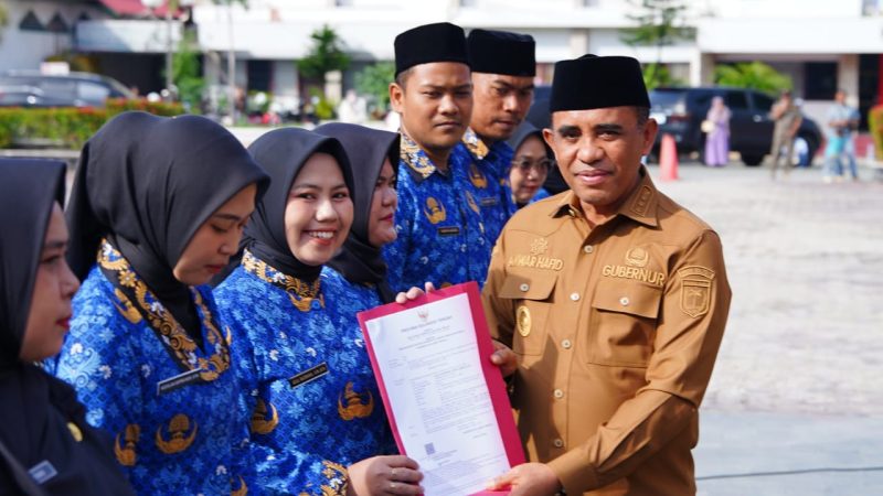 2.402 P3K Terima SK Pengangkatan di Sulteng, Anwar Hafid: Tancap Gas, Tunjukkan Loyalitas