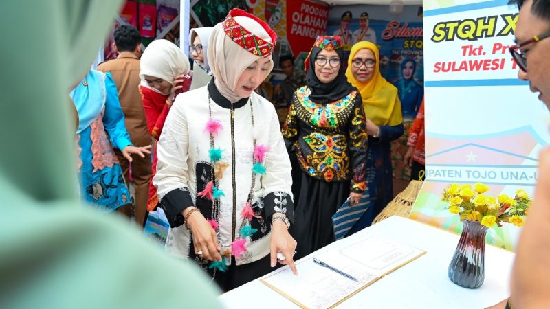 Pameran STQH XXVIII Dibuka, Dekranasda Sulteng Dorong Kerajinan Lokal Tembus Pasar Nasional
