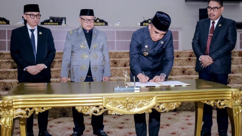 RPJMD Sulteng 2025–2029 Disepakati, Gubernur Umumkan Proyek Pusat Senilai Rp564 Miliar