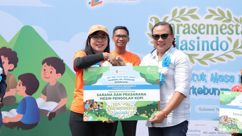Petani Kopi Tongoa Nikmati Fasilitas Modern dari Jasindo