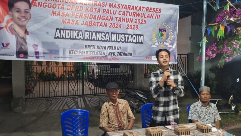 Reses Andika Riansa: Infrastruktur dan Zonasi Sekolah Jadi Keluhan Utama Warga Birobuli Utara