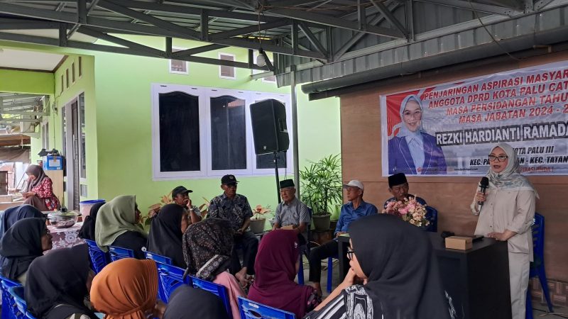 Rezki Hardianti Jemput Aspirasi Warga Jalan Lembu, Janji Usulkan Prioritas