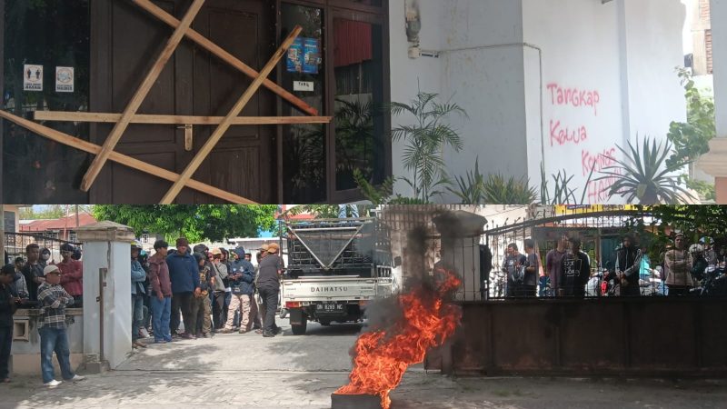 Kantor Komnas HAM Sulteng Demo, Tuntut Livand Dicopot