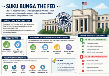 The Fed Tahan Suku Bunga, Pengganti Powel Mulai Bertugas 15 Mei 2026