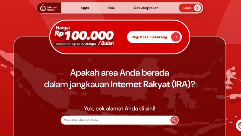 IRA Internet Rakyat Resmi Meluncur di 82 Kota