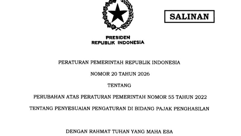 PPh Final UMKM 0,5 Persen Diperpanjang