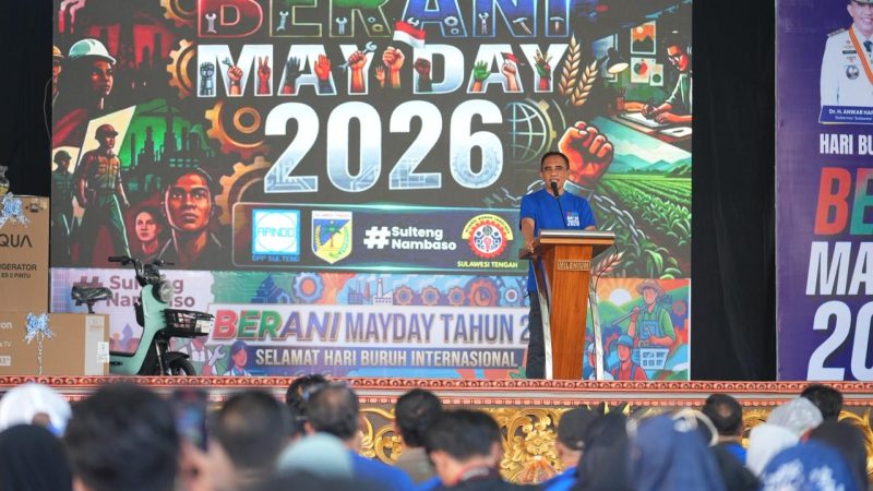 Pernah Kerja Serabutan, Gubernur Anwar Hafid Perkuat Perhatian ke Buruh