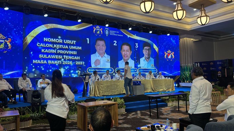 Gufran Ahmad Terpilih Ketua Kadin Sulteng