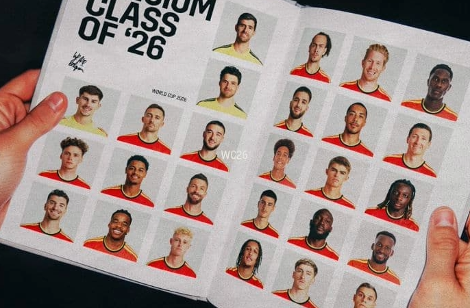 Skuad Lengkap Tim Nasional Sepak Bola Belgia di Piala Dunia 2026
