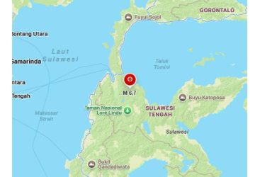 Gempa Magnitudo 6,7 Guncang Tenggara Palu,