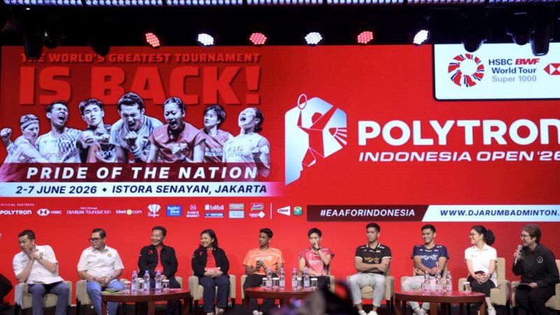 Indonesia Open 2026 Perebutkan Hadiah Rp25 Miliar, 248 Atlet Dunia Ramaikan Istora Senayan