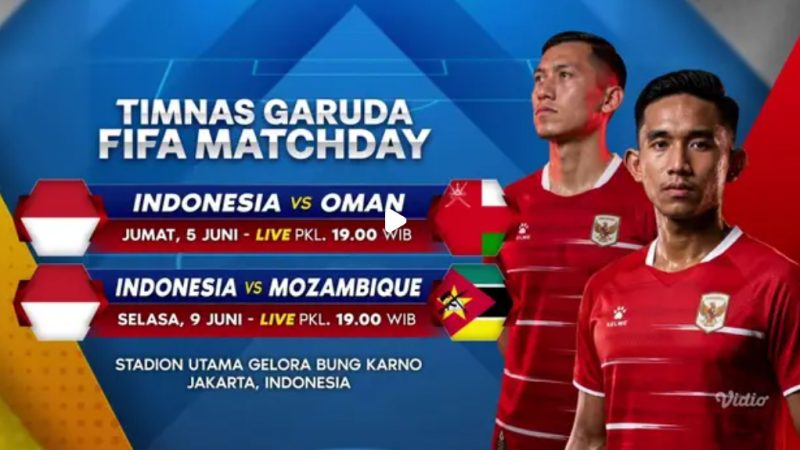Live Streaming Indonesia Vs Oman, Garuda Siap Beri Perlawanan