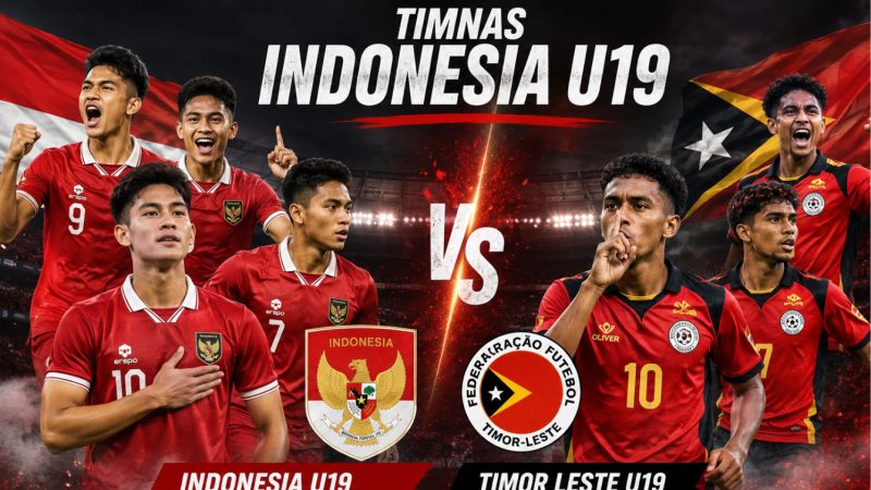 Tempat Nonton dan Jadwal Timnas Indonesia U19 vs Timor Leste