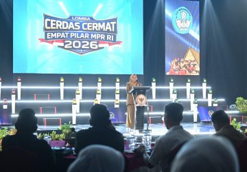 Reny Lamadjido Motivasi Peserta Lomba Cerdas Cermat Empat Pilar MPR RI