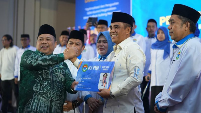 Jadi Anggota Kehormatan IKA PMII, Anwar Hafid Paparkan Visi Sulteng Nambaso
