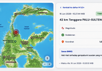 BMKG: Gempa M6,7 di Sulawesi Tengah Akibat Aktivitas Sesar Sausu