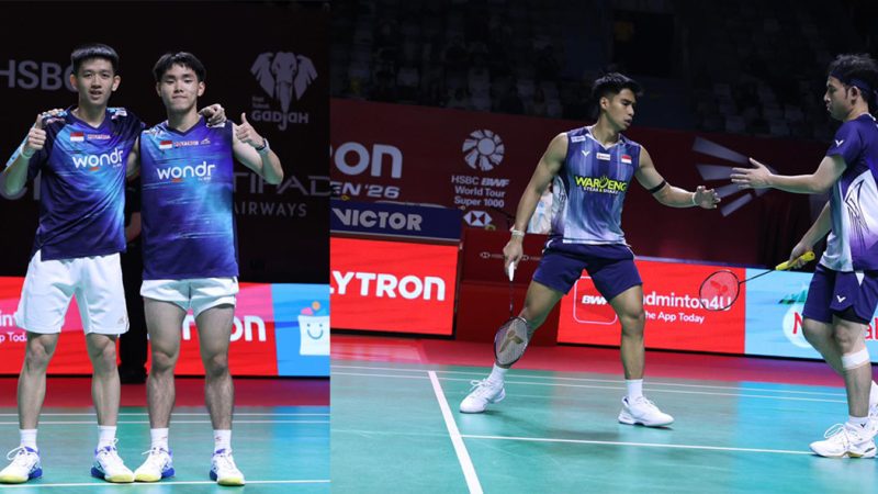Indonesia Open 2026: Raymond/Joaquin dan Sabar/Reza Menang, Simak Daftar dan Jadwal 16 Besar