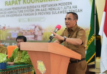 Program Berani Panen Raya Bidik Produksi Padi Sulteng 6 Ton per Hektare pada 2027