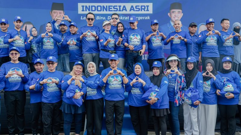 Gerakan Langit Biru dan Bakti Sosial Warnai HUT Demokrat di Morowali